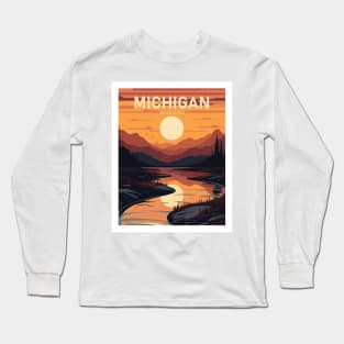 MICHIGAN Long Sleeve T-Shirt